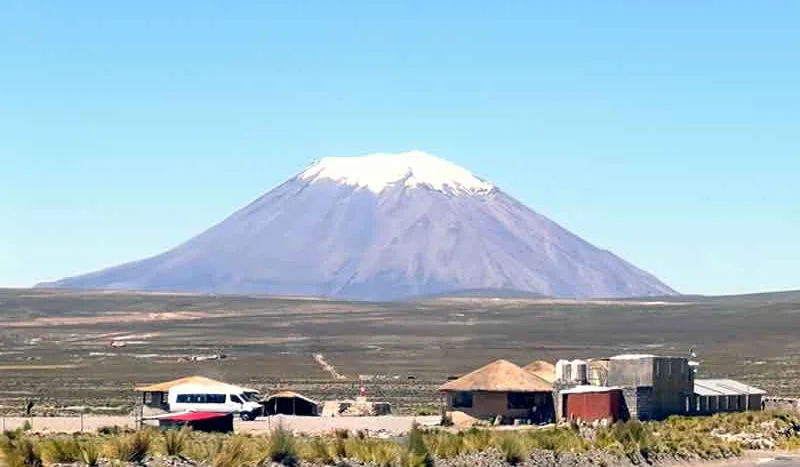 colca canyon tour from arequipa road landscape peru mountains travel