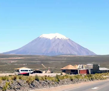 colca canyon tour from arequipa road landscape peru mountains travel