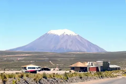 colca canyon tour from arequipa road landscape peru mountains travel