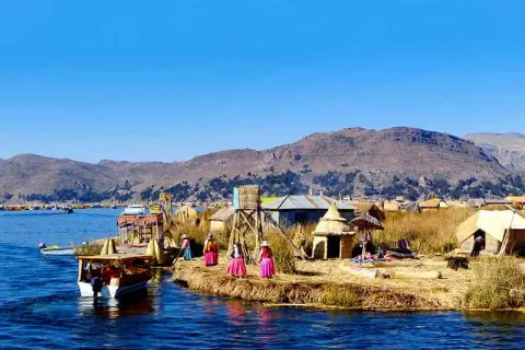 lake titicaca day tour puno uros islands boat experience peru