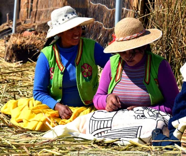 uros floating islands lake titicaca reed islands