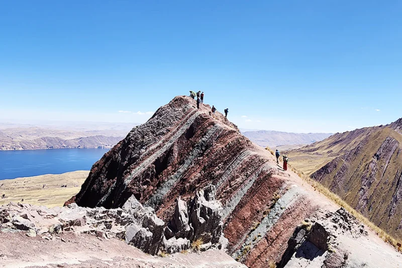 Pallay Punchu mountain, a lower cost alternative to the Cusco to Puno train