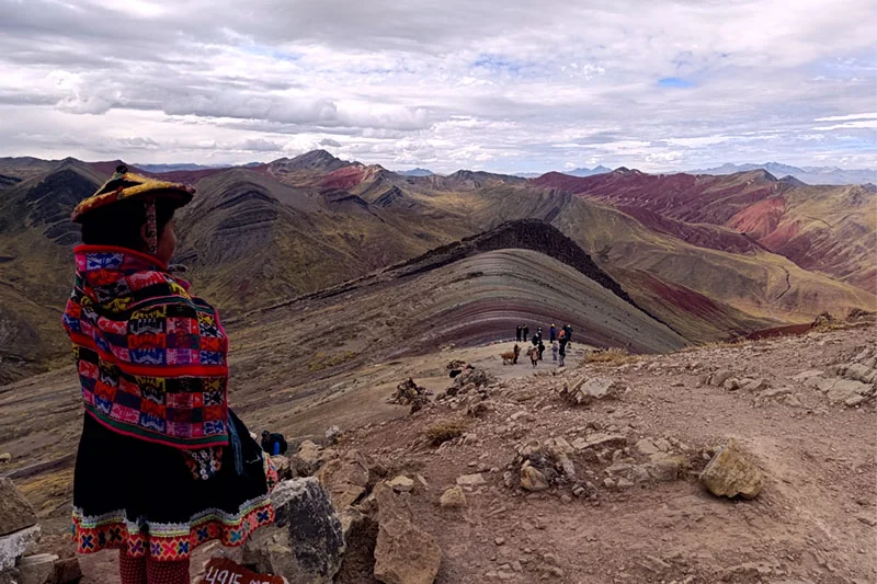 Palcoyo Rainbow Mountain from Cusco to Puno